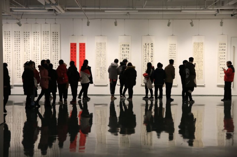 運(yùn)城幼兒師范高等?？茖W(xué)校教師書法作品展盛裝開幕